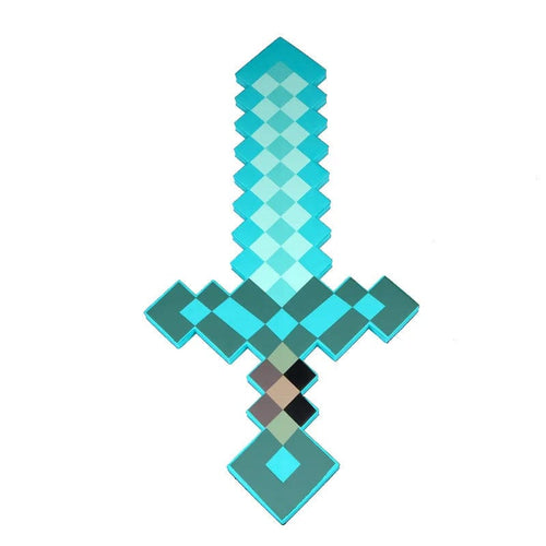Planet Gates 45cm 2 foam toy Sword Minecraft, children's size role-playing accessory series, suitable for video game fans and above to collect gifts
