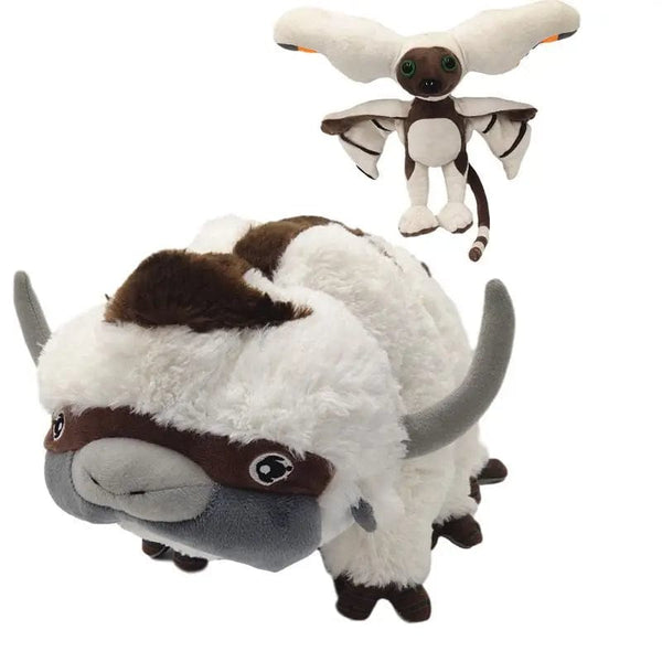 Planet Gates 45cm Anime Avatar the Last Airbender Appa Plush Toys Avatar Appa Momo Plush Soft Stuffed Animals Toy Gifts for Children Kids