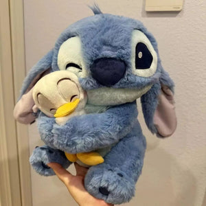 Planet Gates 45CM Disney Plush Doll Stitch Lilo Doll Cute Duck Stitch Plush Stuffed Toy Christmas Children's Birthday Gift Kawaii Decoration