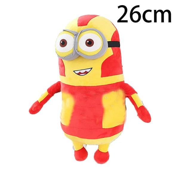 Planet Gates 45cm Minions Movie Periphery Yellow Plush Bob Plush Stuart Stuffed Toys In Jeans Soft Dolls Pillow Decoration Children Birthday Gift