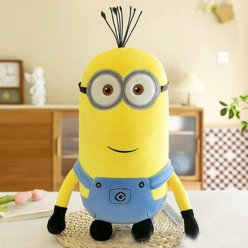 Planet Gates 45cm Minions Movie Periphery Yellow Plush Bob Plush Stuart Stuffed Toys In Jeans Soft Dolls Pillow Decoration Children Birthday Gift