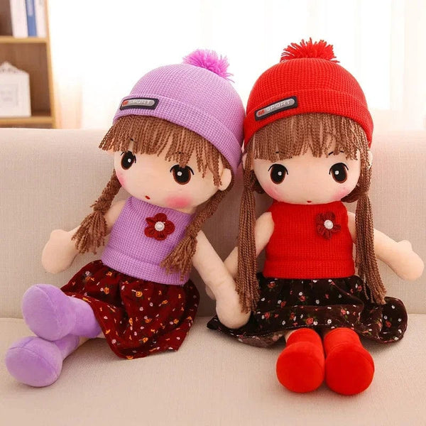 Planet Gates 45CM Stuffed Plush Toy Girl's Kids Birthday Gift Stuffed Girl Doll Plush Wedding Rag Doll Cute RagDoll Toy for Girl Boy Gift