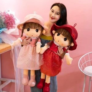 Planet Gates 45CM Stuffed Plush Toy Girl's Kids Birthday Gift Stuffed Girl Doll Plush Wedding Rag Doll Cute RagDoll Toy for Girl Boy Gift