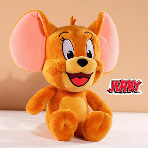 Planet Gates 45cm Tom Tom And Jerry Plush Toy Cartoon Movie Cat Tuffy Nibbles Mouse Plushies Stuffed Animals Soap Action Figure Studio Doll Toys