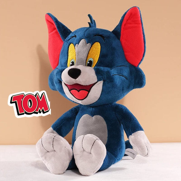 Planet Gates 45cm Tom Tom And Jerry Plush Toy Cartoon Movie Cat Tuffy Nibbles Mouse Plushies Stuffed Animals Soap Action Figure Studio Doll Toys