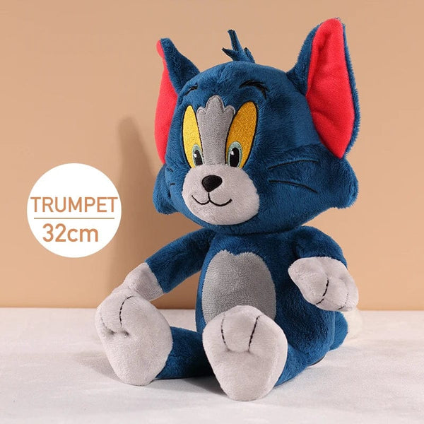 Planet Gates 45cm Tom Tom And Jerry Plush Toy Cartoon Movie Cat Tuffy Nibbles Mouse Plushies Stuffed Animals Soap Action Figure Studio Doll Toys