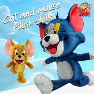 Planet Gates 45cm Tom Tom And Jerry Plush Toy Cartoon Movie Cat Tuffy Nibbles Mouse Plushies Stuffed Animals Soap Action Figure Studio Doll Toys