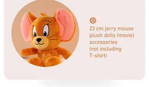 Planet Gates 45cm Tom Tom And Jerry Plush Toy Cartoon Movie Cat Tuffy Nibbles Mouse Plushies Stuffed Animals Soap Action Figure Studio Doll Toys
