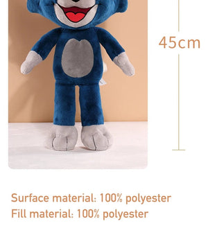 Planet Gates 45cm Tom Tom And Jerry Plush Toy Cartoon Movie Cat Tuffy Nibbles Mouse Plushies Stuffed Animals Soap Action Figure Studio Doll Toys