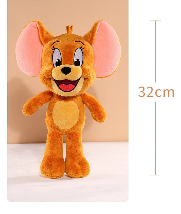 Planet Gates 45cm Tom Tom And Jerry Plush Toy Cartoon Movie Cat Tuffy Nibbles Mouse Plushies Stuffed Animals Soap Action Figure Studio Doll Toys