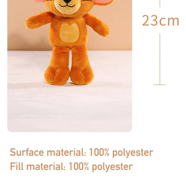 Planet Gates 45cm Tom Tom And Jerry Plush Toy Cartoon Movie Cat Tuffy Nibbles Mouse Plushies Stuffed Animals Soap Action Figure Studio Doll Toys