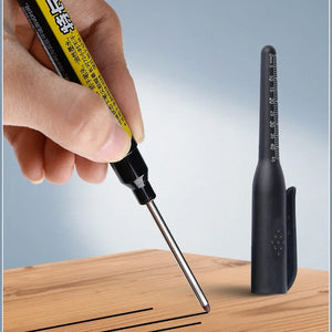 Planet Gates 45mm Deep Hole Long Nib Head Markers Deep Drill Hole Long Nib Scriber Multifunction Mechanical Carpentry Colorful Marker Pen