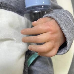 Planet Gates 46CM Reborn Baby Doll Levi Mixed Silicone Vinyl Or Cloth Doll Finished 3D Painted Skin Veins Art Collection Doll Gift For Girls