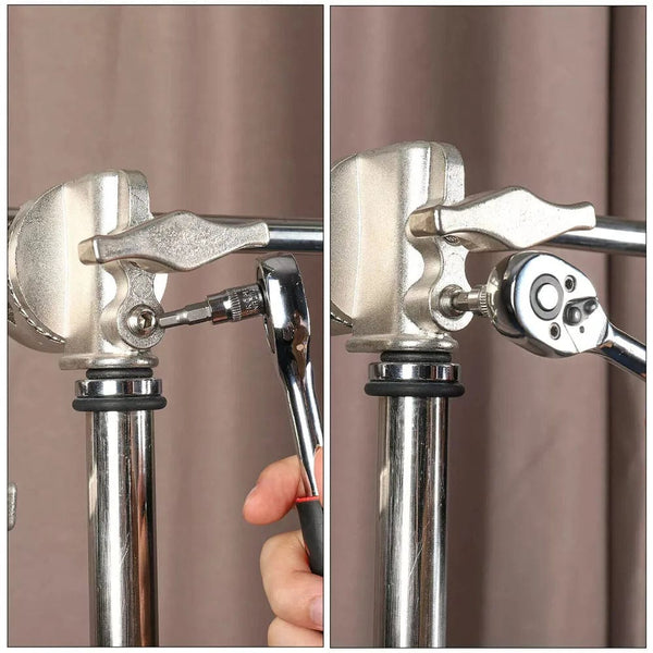 Planet Gates 46Pcs 1/4" Drive Metric Flexible Head Ratcheting Wrench Combination Spanner Mechanic Tool Set Car Repair Tool Kit w/Black Case