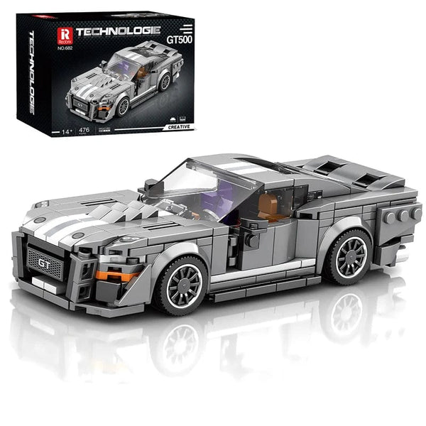 Planet Gates 476PCS With Gift Box MOC GT500 Sports Car Technical Classic Building Blocks Bricks Children DIY Toys Assembling Models Birthday Gifts Boys Decoration