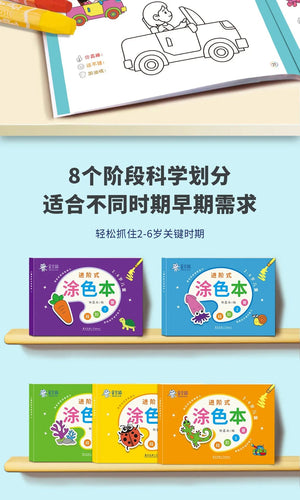 Planet Gates 48 Pages Coloring Books For Kids Funny Drawing Book Preschool Education Stationery Toys Step-By-Step Painting  Baby Gift