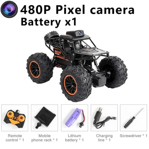 Planet Gates 480P 1BA 1/18 RC Car APP Remote control Climbling Car HD Camera Wifi Fpv Model Electric 2WD Buggy Stunt Drift Car Toys Gifts Boys