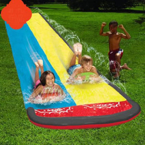 Planet Gates 480X140cm-A / CHINA Inflatable Water Slide for Backyard Outdoor Kids Summer Toys Games Sprinkle Water Sliders Children Summer Water Toys Lawn Toys