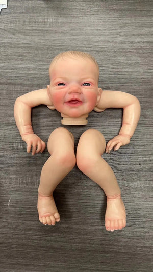 Planet Gates 48CM NPK 19inch Reborn Doll kit Charlie painted Doll kit Unfinished Doll parts with Hand Draw Hair Lifelike doll