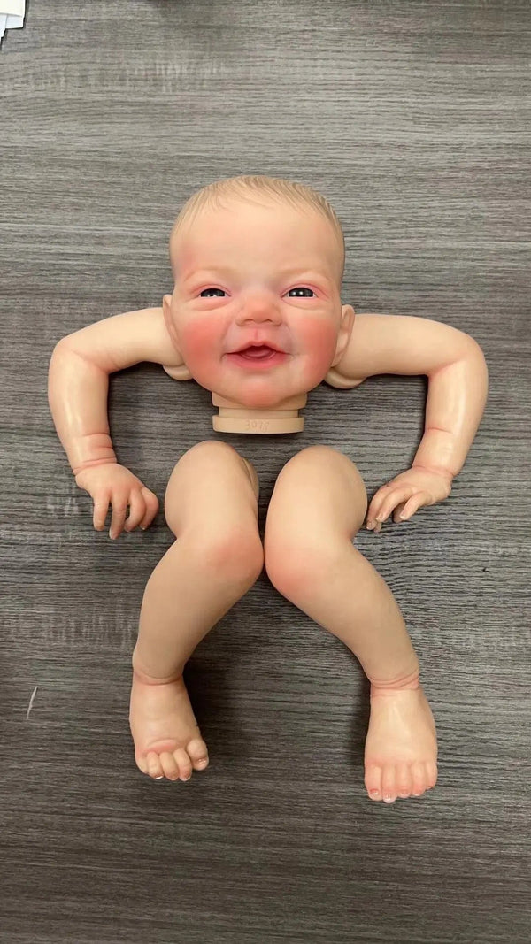 Planet Gates 48CM NPK 19inch Reborn Doll kit Charlie painted Doll kit Unfinished Doll parts with Hand Draw Hair Lifelike doll