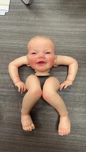 Planet Gates 48CM NPK 19inch Reborn Doll kit Charlie painted Doll kit Unfinished Doll parts with Hand Draw Hair Lifelike doll