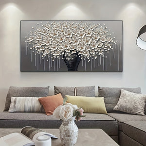 Planet Gates 49.99x100.0cm 1pc, Frameless Abstract Golden Tree Flower Canvas Painting Posters, Minimalism Wall Art Picture, Modern Living Room Decoration No Frame