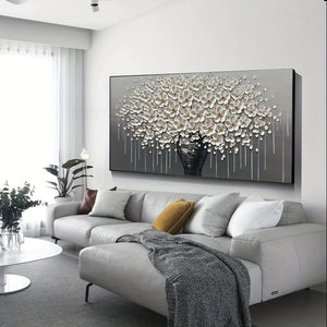 Planet Gates 49.99x100.0cm 1pc, Frameless Abstract Golden Tree Flower Canvas Painting Posters, Minimalism Wall Art Picture, Modern Living Room Decoration No Frame