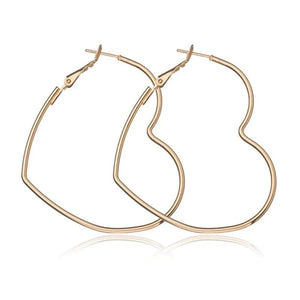 Planet Gates 4cm Silver Big Circle Smooth 4cm 6cm 7cm 8cm Women Gold Hyperbole Metal Large Hoop Earrings Brand New High Quality Ear Jewelry Gift Aros