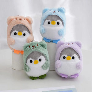 Planet Gates 4Colors , Size 7CM Approx. Animal Penguin Plush Stuffed TOY , Key Chain Gift DOLL