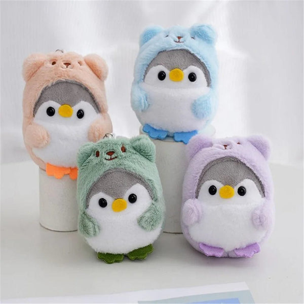 Planet Gates 4Colors , Size 7CM Approx. Animal Penguin Plush Stuffed TOY , Key Chain Gift DOLL