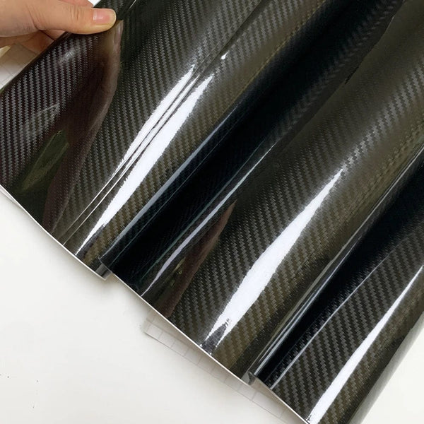 Planet Gates 4D Carbon Black / 50cmx300cm 3D 4D 5D 6D 9D Carbon Fiber Vinyl Car Film Self Adhesive Protection Sticker for Auto Hood Motorcycle Body DIY Decal Accessories