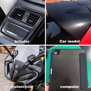 Planet Gates 4D Carbon Black / 50cmx300cm 3D 4D 5D 6D 9D Carbon Fiber Vinyl Car Film Self Adhesive Protection Sticker for Auto Hood Motorcycle Body DIY Decal Accessories