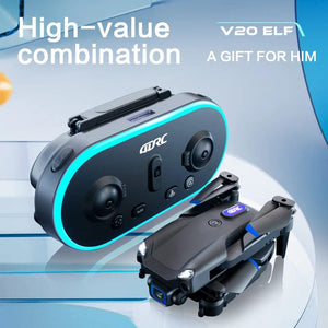 Planet Gates 4DRC V20 Drone 4k Profesional HD Dual Camera fpv Drone Height Keep Drones Photography Rc Helicopter Foldable Quadcopter Dron Toy