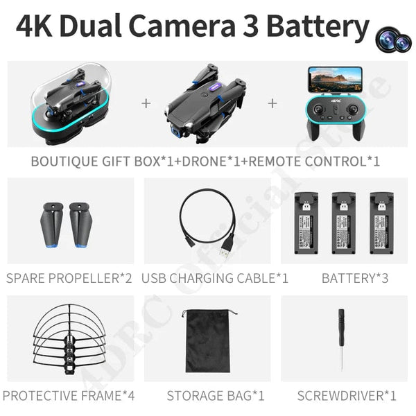 Planet Gates 4DRC V20 Drone 4k Profesional HD Dual Camera fpv Drone Height Keep Drones Photography Rc Helicopter Foldable Quadcopter Dron Toy