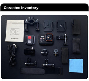 Planet Gates 4K B / 64g CERASTES Action Camera 4K60FPS With Remote Control Screen Waterproof Sport Camera Drive Recorder Sports Camera Helmet Action Cam