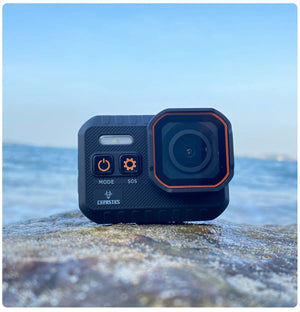 Planet Gates 4K B / 64g CERASTES Action Camera 4K60FPS With Remote Control Screen Waterproof Sport Camera Drive Recorder Sports Camera Helmet Action Cam