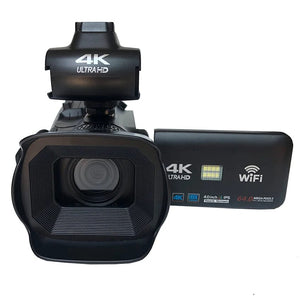 Planet Gates 4K video camera / 4K video camera WIFI Camcorder 4K Video Camera 64MP 60FPS HD Auto Focus Vlogging 4.0" Touch Screen 18X Zoom for Live Streaming