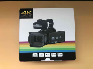 Planet Gates 4K video camera / 4K video camera WIFI Camcorder 4K Video Camera 64MP 60FPS HD Auto Focus Vlogging 4.0" Touch Screen 18X Zoom for Live Streaming