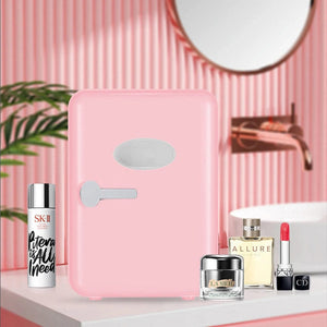 Planet Gates 4L Mini Fridge Portable Refrigerator 110V 220V Warmer Cooler Beverage Drink Cans Samll Freezer for Home Kitchen Household