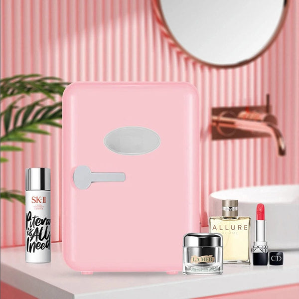 Planet Gates 4L Mini Fridge Portable Refrigerator 110V 220V Warmer Cooler Beverage Drink Cans Samll Freezer for Home Kitchen Household