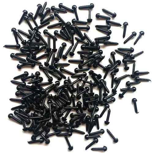 Planet Gates 4mm 200pcs Hot sale 200pcs/lot Plastic Eyes 3/4/5/6 mm Needle Felting for Teddy Bears Dolls Animals Black Eyes Dolls Accessories