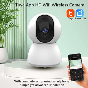 Planet Gates 4MP NO SD Card / EU Plug HD 4MP Tuya Smart Mini WiFi IP Camera Surveillance Camera Automatic Tracking Indoor Wireless Security Home CCTV Baby Monitor