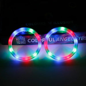 Planet Gates 4PCS 12V 24V COB Car Angel Eyes Decoration Light RGB Ambient Headlight With App Control Streamer Driving Lamp For Car Decorative