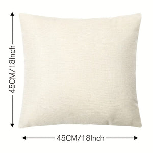 Planet Gates 4pcs / 45.72cmX45.72cm 4pcs Abstract Flower Cushion Cover Linen Cushion Case Digital Printed Pillow Case Nordic Geometric Simple Sofa Pillow Cover No Core 45.72cm*45.72cm