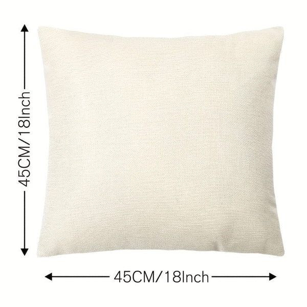 Planet Gates 4pcs / 45.72cmX45.72cm 4pcs Abstract Flower Cushion Cover Linen Cushion Case Digital Printed Pillow Case Nordic Geometric Simple Sofa Pillow Cover No Core 45.72cm*45.72cm