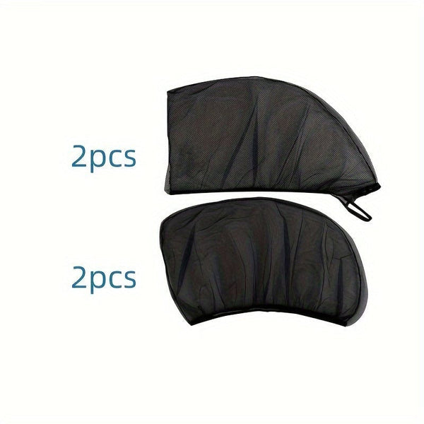 Planet Gates 4pcs 4pcs Car Sunshade Windows, Car Screen Window, Breathable And Anti-mosquito, Protect Your Safety