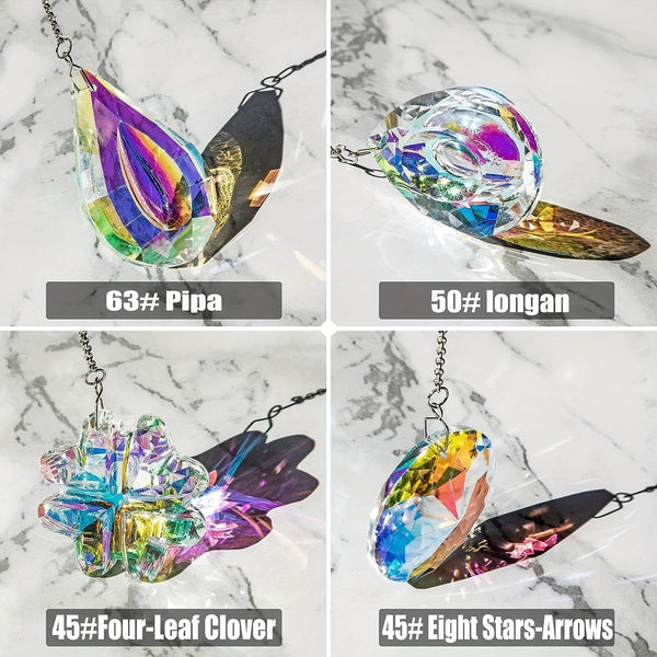 Planet Gates 4pcs 4pcs Crystal Light Catcher: Transform Your Home with a Rainbow of Colorful Light!
