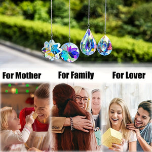 Planet Gates 4pcs 4pcs Crystal Light Catcher: Transform Your Home with a Rainbow of Colorful Light!