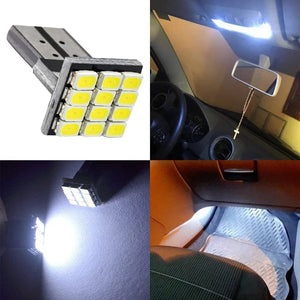 Planet Gates 4PCS 4Pcs T10 W5W Canbus 1206 12SMD LEDs Vehicle Tail Dashboard Led DC 12V Reverse Parking Lights Side Marker Lamp Wedge Corner Bulbs