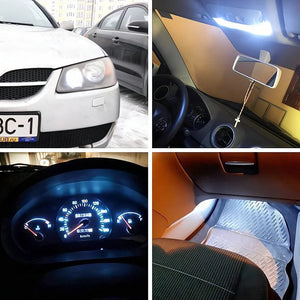 Planet Gates 4PCS 4Pcs T10 W5W Canbus 1206 12SMD LEDs Vehicle Tail Dashboard Led DC 12V Reverse Parking Lights Side Marker Lamp Wedge Corner Bulbs